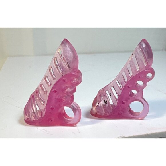 Monster High Pink Shoes Lagoona Blue Schools Out Jelly Sandals - Picture 3 of 4